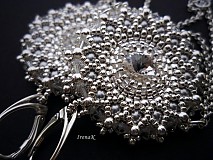Náušnice - Silver Mandalas - 4084977_