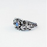 Prstene - Art & craft opal 6leaves ring - 4103504_