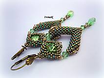 Náušnice - Peridot - 4488689_
