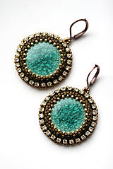 Náušnice - Porcelain Emerald - 5048190_