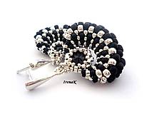 Náušnice - Black eye (mini) - 5068604_