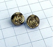 - Ružičky (1cm) s veľkou dierkou/ 2 ks - 1004781