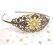 - Vintage čelenka s krištáľom Swarovski - 1030511