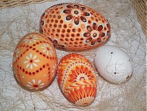  - sada oranžových kraslíc - 1042662