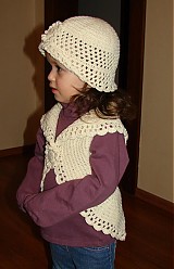  - Dievčenská háčkovaná súpravička - 1045918