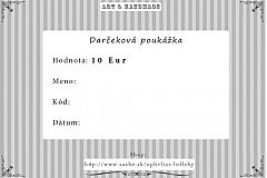 - Darčeková poukážka 10 Eur - 1057801