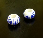  - porcelánová s veľkou dierkou/ 1 ks - 1062179