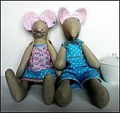  - Tilda Doll - Krásna myška Tami a potkaník Tom - 1063713