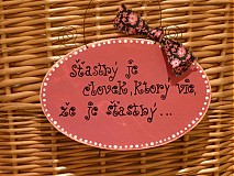  - Tabuľka s textom-ružová - 1065864