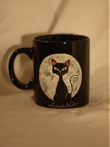 - Hrnček čierny - Black Cat - 1072617