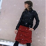  - Kalhoty či  sukně...červenočerné - 1076825