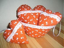  - Set oranžový s tulipánmi. - 1133303