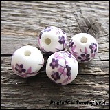  - Porcelánová guľôčka, Ø12mm - 1 ks - 1144736