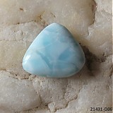  - 21431-D06 Šperkový kámen LARIMAR, kabošon - 1169147