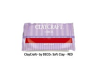 - ČERVENÁ měkká modelovací hmota CLAYCRAFT by DECO© - 1169973