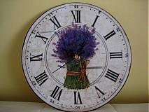  - hodiny levanduľa - 1172279