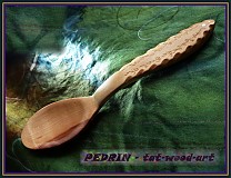 - DREVENÁ LYŽIČKA K-20 HRUŠEŇ - malinká - 1185301