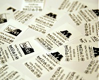 - Textilná etiketa 5x3 cm sada 50 ks - 1199358