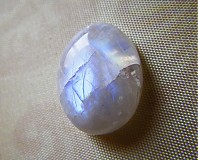  - mesačný kameň, 19 x 14 x 6 mm - 1219517