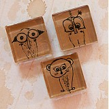 - Zvieratká - set 3 magnetiek - 1226920