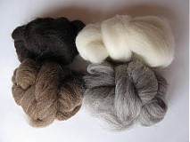  - shetlandská vlna natural sada 80 g - 1255807