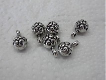- Starostrieborný prívesok - gulička 5.7mm - 1274188