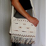  - Taška na rameno z macramé - 1278637