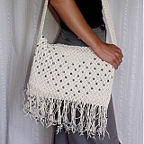  - Taška na rameno z macramé - 1278680