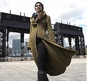 - pletený kabát ALEXANDRA -MAXI  - 1285127