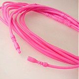  - Silikónový náhrdelník bezkovový / crazy pink - 1289597