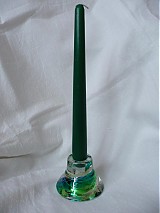  - Obojstranný svietnik - Green spiral - 1294050