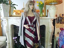  - Hodvabne korzetove saty s maslickou - 1296967