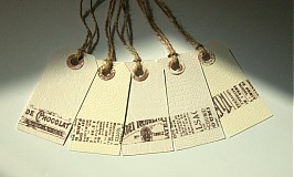  - exkluzívne vintage visačky - 1350267