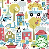 - Bio bavlna: Busy City - 1352944