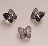 - Plastový motýlik 10 mm - šedá (1 ks) - 1353459