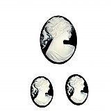- Set of Three Profiles Cameos - 1354627