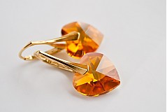 - Swarovski Heart - Topaz AB - 1356909