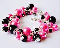 - Náramok Black & Pink - 1359999