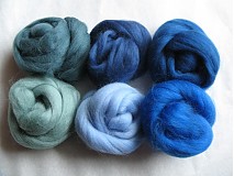 - Merino vlna na plstenie - modrozelienkavá 60 g - 1366406