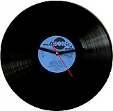  - hodiny z lp modrá 2 - 1369164
