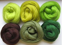  - Merino vlna  zelenohnedá 60 g - 1371146