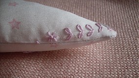  - Ružové srdiečko s monogramom - 1376334