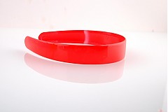 - Čelenka plastová široká 25mm ČERVENÁ, VLA743 /1ks - 1379006