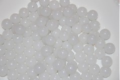 - Plastové perličky veľké bielej farby priemer 12 mm. Cena za 10 ks - 1380665