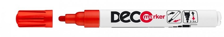  - Deco-marker červený - 1388589
