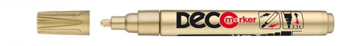 - Deco-marker zlatý - 1388610