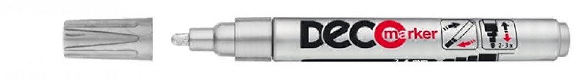  - Deco-marker strieborný - 1388613