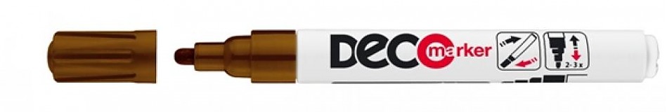  - Deco-marker hnedý - 1388626
