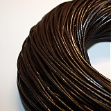 - Kůže kulatá 2 mm kávově hnědá 1 m - 1391170