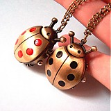  - Vintage hodinky / Lady bug black - 1397313